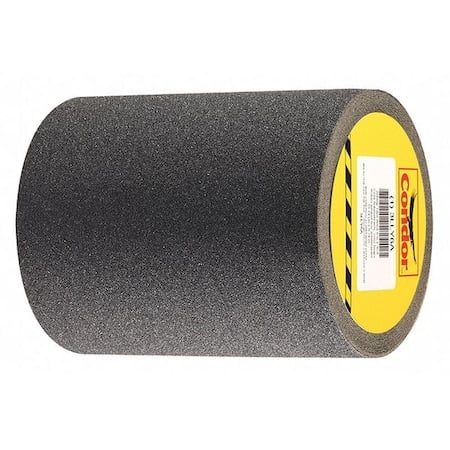 Anti-Slip Tape Grit Mineral 80 Grit Size, Black, 6