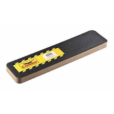 Anti-Slip Tread Polyester 80 Grit Size, Black, 6