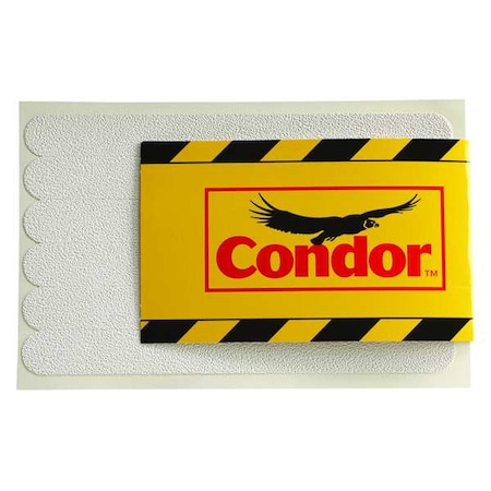 Anti-Slip Tread vinyl Proprietary Grit Size, White, 3/4