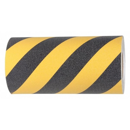 Anti-Slip Tape Aluminum oxide 60 Grit Size, Black/Yellow, 1 ft. W x 60 ft. L, 35 mil Thick MPN:GRAN5070