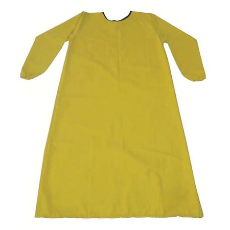 Apron, PVC, Yellow, 46 1/2 in, XL MPN:11J844