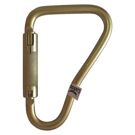 Carabiner, Auto-Lock, Offset-D, 8 3/4 in Length, 2