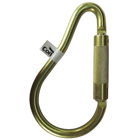 Carabiner, Auto-Lock, Pear, 8 1/8 in Length, 2