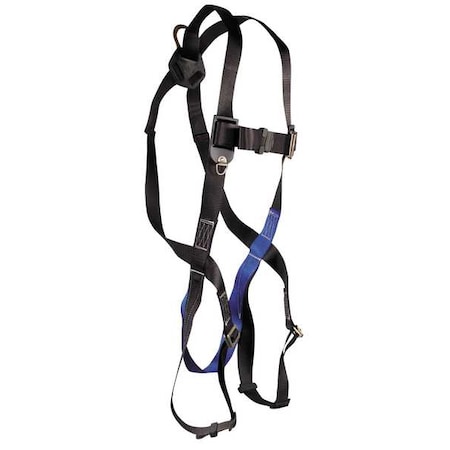 Condor Full Body Harness, Universal (S/M/L), 425 lb., Mating Chest/ Mating Leg Straps, Back D-Ring MPN:19F376
