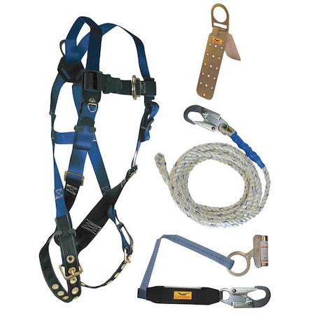 Roofer's Harness Kit, Size: Universal MPN:19F394