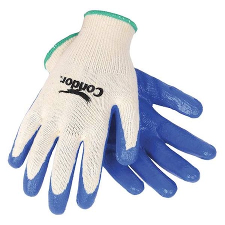 Coated Gloves, Nitrile, Smooth, Palm, 4 Abrasion Level, Black, M (8) 1 PR MPN:19L533