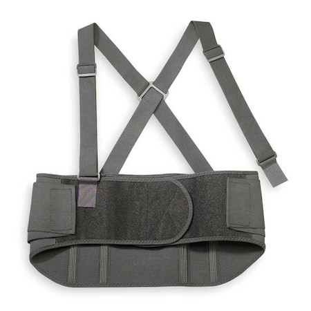 Back Support with Stay, Black, Elastic, M MPN:1UM55
