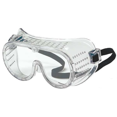 Safety Goggles, Clear Lens, Uncoated, Direct Vented, Elastic Strap, Dielectric MPN:1VT67