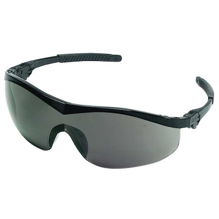 Thunder, Safety Glasses, Anti-Scratch, Gray Lens, Black Frame, Half-Frame MPN:1VW12