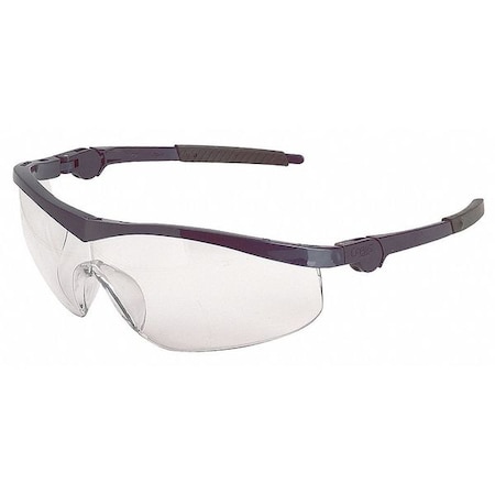 Thunder, Safety Glasses, Anti-Scratch, Clear Lens, Blue Frame, Half-Frame MPN:1VW14