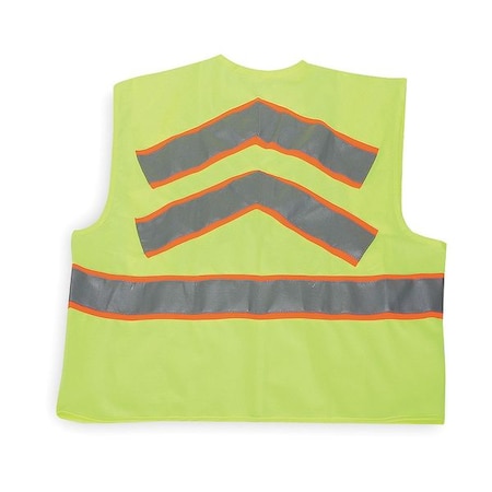 3XL Class 2 High Visibility Vest, Lime MPN:1YAN7