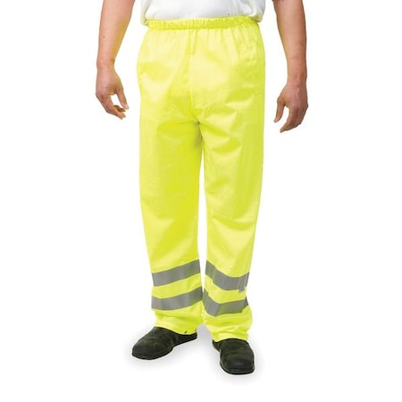 Safety Over Pants, Lime, Size 52 to 54x34 MPN:1YAW1