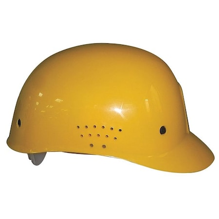 Bump Cap, Baseball, Polyethylene, Pinlock Suspension, Yellow, Fits Hat Size 6-1/2 to 7-1/2 MPN:23Z349