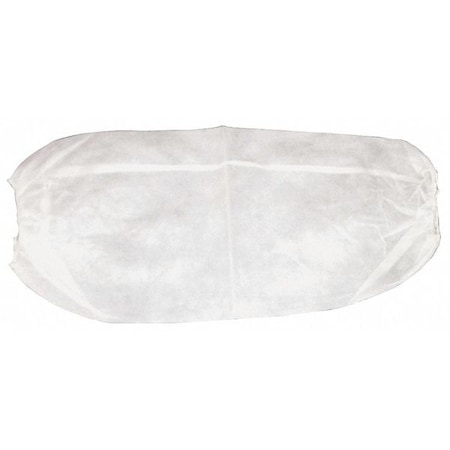 Disposable Sleeve, 18 1/2 in Length, 9 mil Thick, Serged Seam, White, 200 PK MPN:26W805