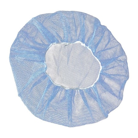 Hairnet, Nylon/Polyester, 30 in Dia., Blue, 30 in, 1000 PK MPN:29JW39