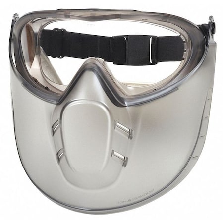 Goggles and Faceshield, Anti-Fog/ Anti-Static/ Anti-Scratch, ANSI Dust/Splash Rating D3, Gray MPN:29XT52