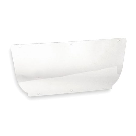 Face Shield Visor, Clear Visor, Polycarbonate, Uncoated Lens, Clear MPN:2AVJ6