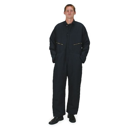 Coverall, 65% Polyester/35% Cotton, 9 oz Fabric Weight, 30 1/2 in Inseam, Navy, 3XL (Formerly Condor) MPN:2KTH1