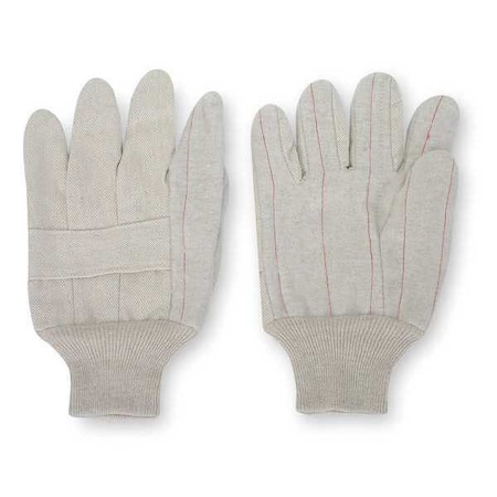 Knit Gloves, Cotton/Polyester, None Uncoated, Knit, Beige, S, 1 PR MPN:2UUH1