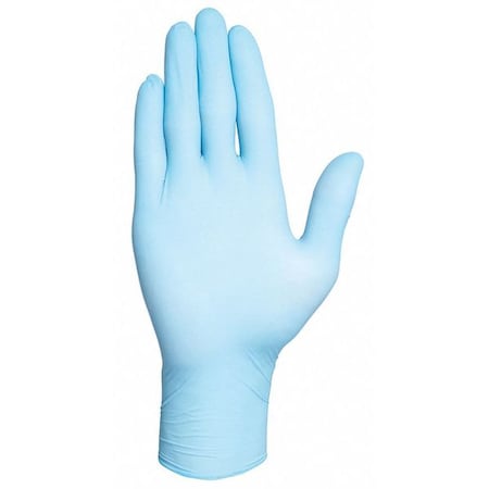 Disposable Gloves, Medical Grade, 3 mil Palm, Nitrile, Powder-Free, XL (10), 100 PK, Blue MPN:2VLY5