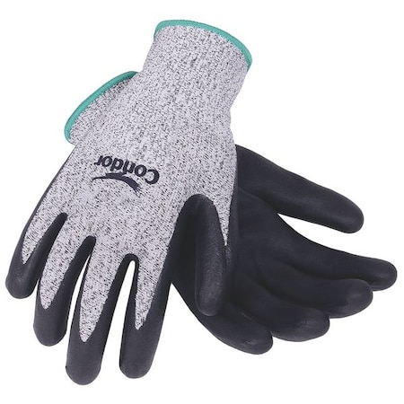 Cut Resistant Coated Gloves, Cut Level 2, Dipped, Nitrile, Foam, L 1 PR MPN:2ZMF2