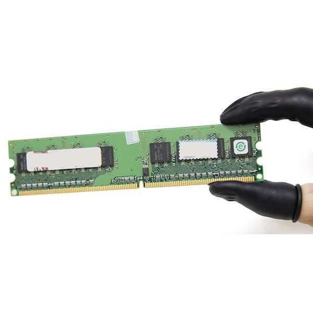Static Dissipative Finger Cots, Latex, 3 mil Thickness, Black, S, 720 PK MPN:30D252