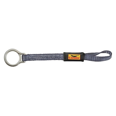 D-Ring Extender, Polyester, 18 in, General Purpose Harnesses, 425 lb MPN:30HG84