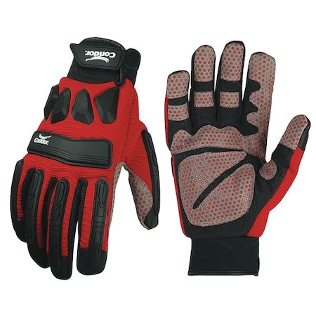 Cut Resistant Impact Coated Gloves, Cut Level 3, PVC, Dotted, 2XL 1 PR MPN:33J484