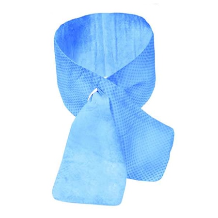 MiraCool Neck Wrap, Evaporative-Cooling PVA, Cooling Relief, Size Universal, 31-1/2 in x 4 in, Blue MPN:33TZ02
