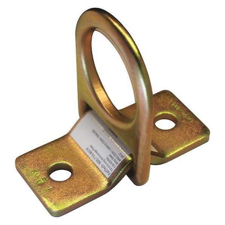 D-Ring Plate Anchor, 4 1/2 in Length, 310 lb Weigth Capacity, Steel Anchor, Pivot D-Ring MPN:35KU72