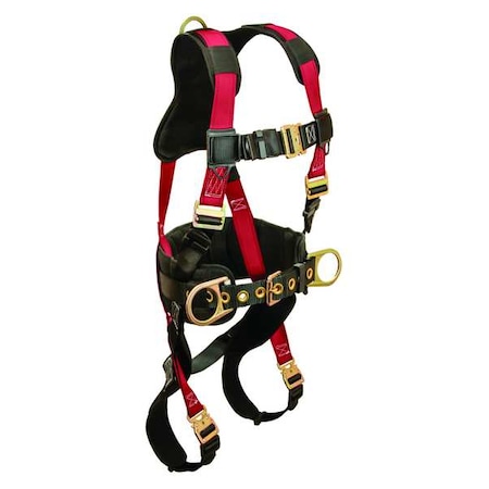 Condor Full Body Harness, S/M, 425 lb., Quick-Connect Chest/ Quick-Connect Leg Straps MPN:35KU94