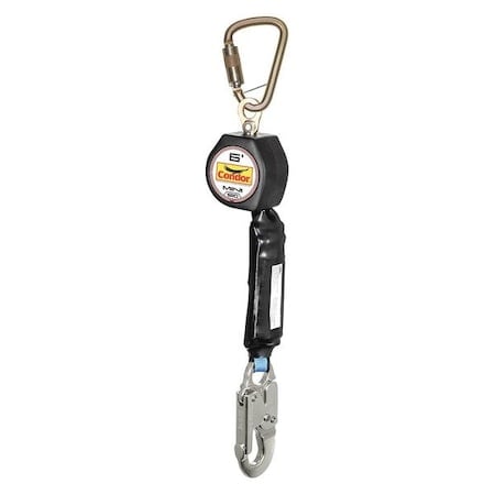Not Applicable Self-Retracting Lifeline, 6 ft. Length, Carabiner, Steel, 1 Leg(s) MPN:35KU99