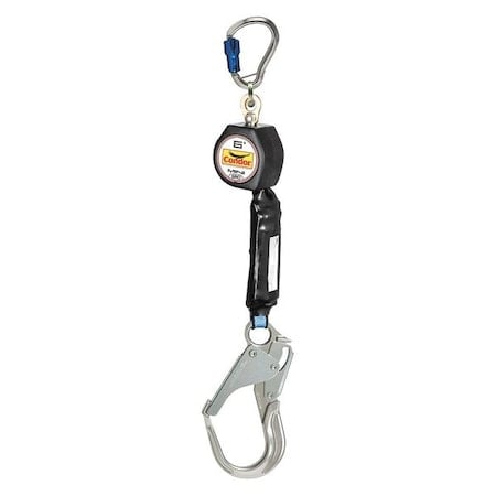 MightyLite Self-Retracting Lifeline, 6 ft. Length, Carabiner, Aluminum, 1 Leg(s) MPN:35KV02