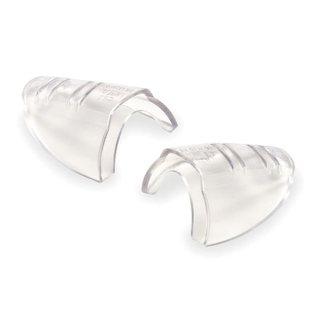 Slip-On Sideshield, For Safety Glasses, Conforming, Plastic, Clear, Universal Fit, 1 Pair MPN:3BE76
