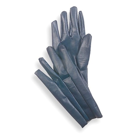 Coated Gloves, Nitrile, Smooth, Full, 1 Abrasion Level, Black, XL (10) 1 PR MPN:3RA94