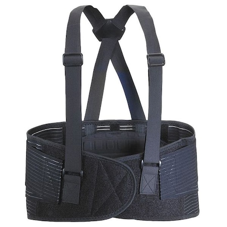 Back Support, Black, Elastic, S MPN:3RVC4