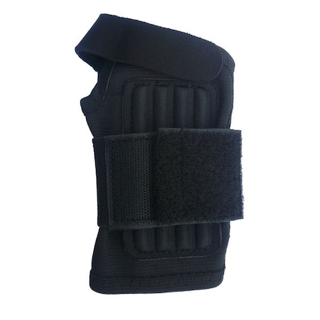 Wrist Support, Elastic, Single Strap, Ambidextrous, Black, Size L MPN:3RXT5