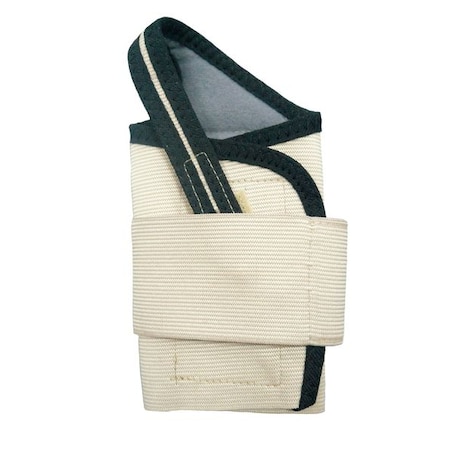 Wrist Support, 50% Polyester / 35% Latex / 15% Nylon, Single Strap, Right, Tan, Size S MPN:3RXX5