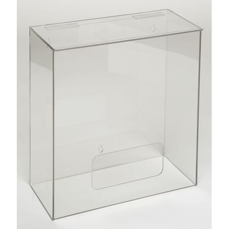 Bouffant Dispenser, PETG, clear, 11-7/8 x 12-3/8 x 5-1/2
