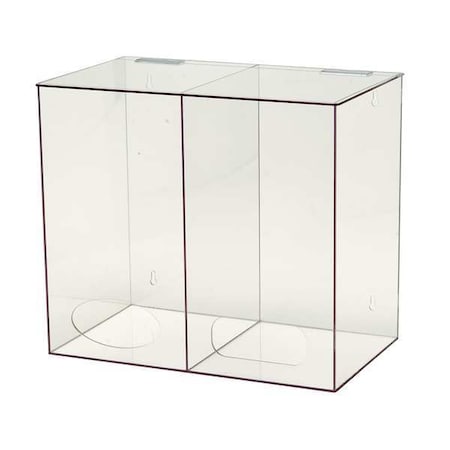 All Purpose Dispenser, PETG, clear, 20 x 18 x 12