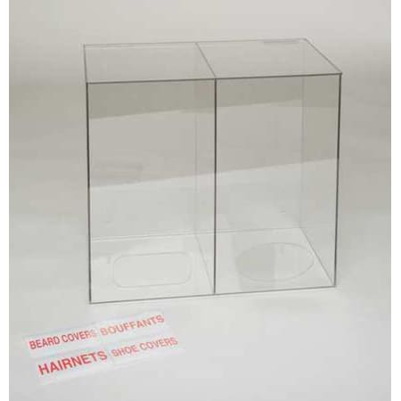 All Purpose Dispenser, PETG, clear, 15-3/4 x 14 x 9-1/4
