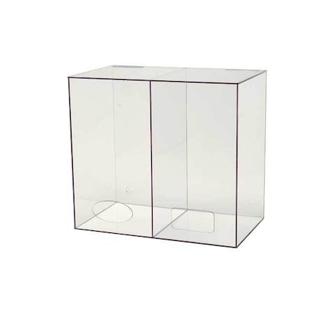 All Purpose Dispenser, PETG, clear, 15-3/4 x 14 x 9-1/4