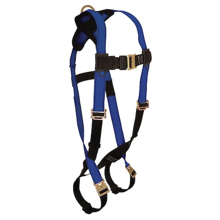 Condor Full Body Harness, XL, 425 lb., Quick-Connect Chest/ Quick-Connect Leg Straps, Back D-Ring MPN:45J268