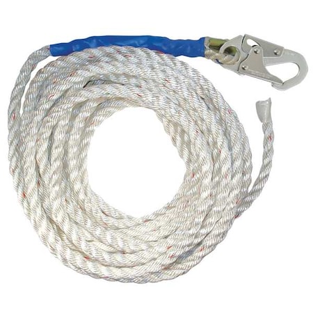 Condor Vertical Lifeline, 50 ft Length, 310 lb. Weight Capacity MPN:45J301