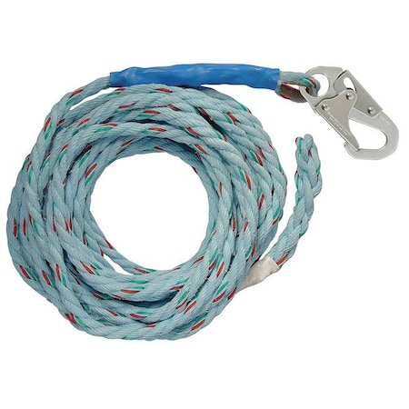 Condor Vertical Lifeline, 50 ft Length, 310 lb. Weight Capacity MPN:45J302