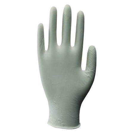 Disposable Gloves, 4.00 to 4.99 mil Palm, Latex, Powdered, L (9), 100 PK, Beige MPN:48UM26