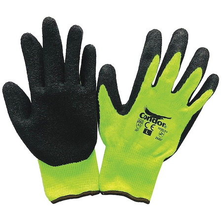 Cut Resistant Coated Gloves, Cut Level A3, Dipped, Latex, Rough, M 1 PR MPN:48UR13