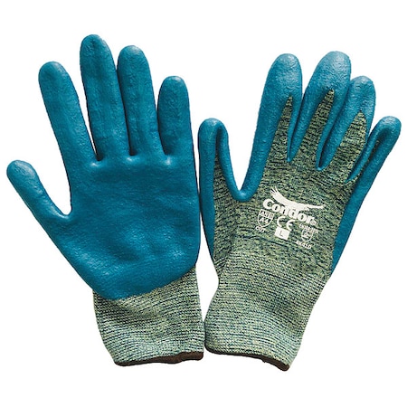 Cut Resistant Coated Gloves, Cut Level A4, Dipped, Nitrile, Foam, M 1 PR MPN:48UR38
