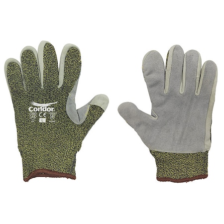 Cut Resistant Gloves, Cut Level A4, Uncoated, None, 2XL 1 PR MPN:48UR51