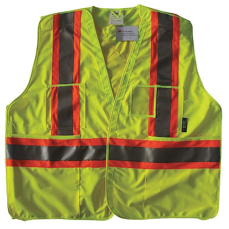 Safety Vest, Yellow/Green, 2XL/3XL MPN:491T11